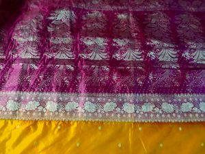 Silk Yellow Saree