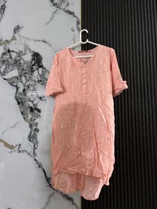 Women Kurti Peach