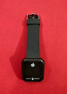 Apple Logo Watch Touchscreen - Black