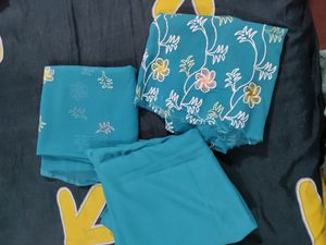 Sky Blue Suit Material