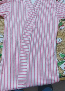 Striped Duster Cardigan