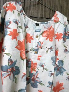 Floral Jaipuri Kurti