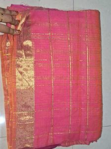 Elegant Pink Saree