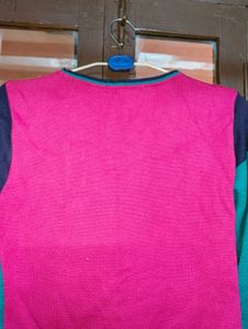 Color Block Knit Sweater