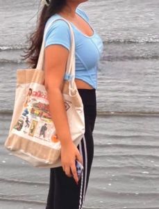Cute Blue Corset Top