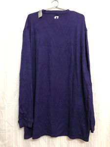 Russell Athletic Purple Long Sleeve T Shirt