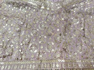 Elegant Embellished Lavender Lehenga Choli