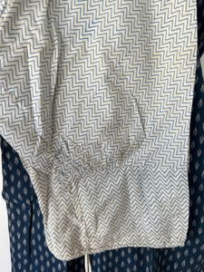 Ajrakh Handblock Indigo Dye Dress