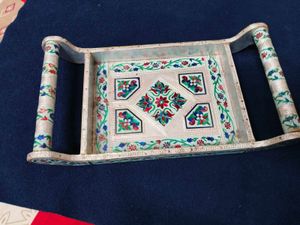 Meenakari Wooden Tray