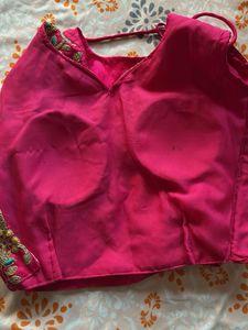 Embroidered Pink Blouse