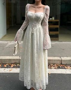 Elegant Lace Corset Dress