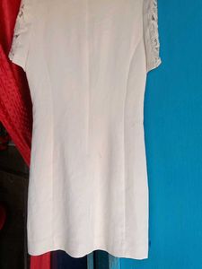 Elegant White Lace Dress