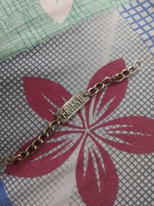 Silver Bangle Bracelet with Charms