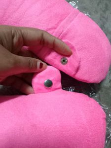 Soft Foam Pink Neck Pillow