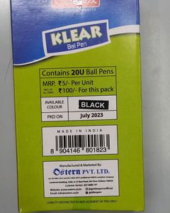 Goldex Klear B/p Black Colur