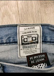 Cs1709 Straw Jeans Size 36