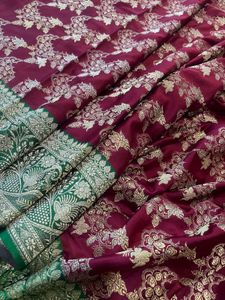 Pure Silk Jungla Banarasi