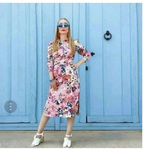 Zara Womens Branded Floral One Piece