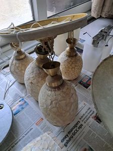 Vintage Ceiling Light Fixture Set