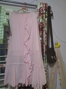 Fairy Type Skirt  Baby Pink Colour 💗