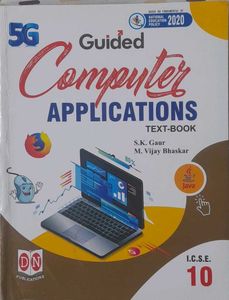 Guided Computer Applications Text-Book
