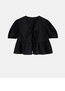 Bow Placket Blouse