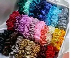 Multi Color Scrunchie Set Of 3
