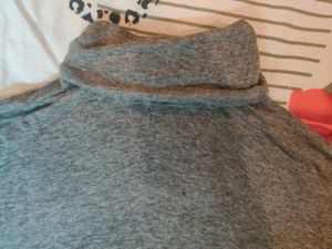 High Neck Flowy Tshirt
