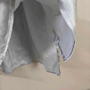 Satin Silk Long Blouson