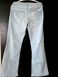 H&amp;M Bootcut Low Waist Light Wash Jeans