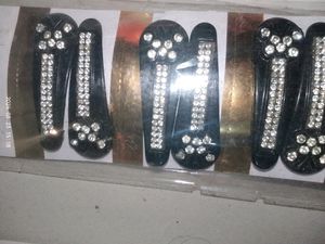 Stone Embellished Hair Clips 13 Pairs