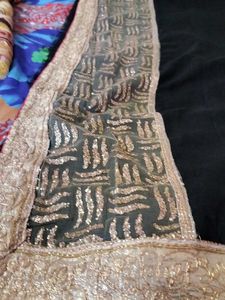 BLACK SAREE With Blouse