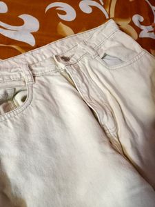 Beige Wide Leg Jeans🤍