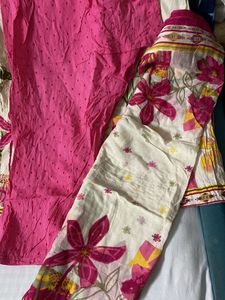 Floral Print Kurta Set (Pure Cotton)