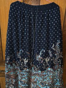 Boho Print Maxi Skirt