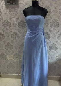 Periwinkle Strapless Maxi Dress🦋💎💕