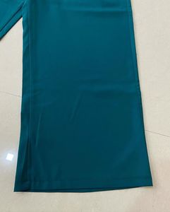 Teal Jumpsuit with Belt Detail