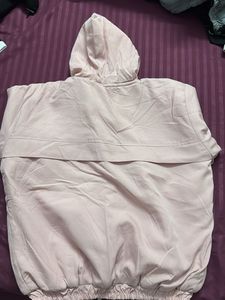 Pink Hooded Winter Jacket
