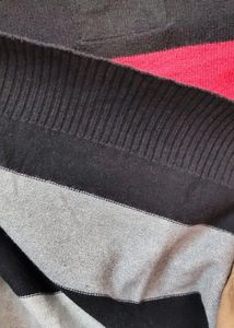 Pepe Jeans Striped V-Neck Sweater