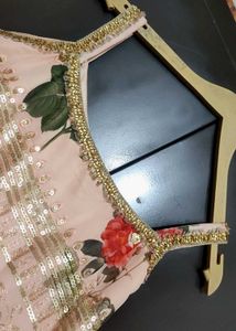 Peach Sharara Suit Without Dupatta For 36 Bust
