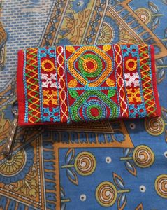 Handmade Multicolored Embroidered Wallet