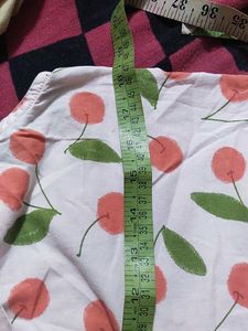 New T-shirt With Treading Cherry Print