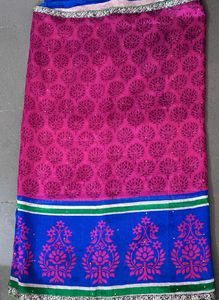 Fancy Pink Saree 💗