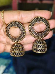 Bohemian Jhumka Earrings