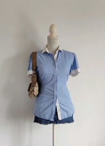 Zara Basic Office Sirean Button Down
