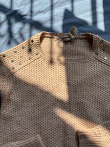 Beige Knit Sweater