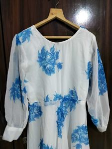 Floral Anarkali Dress