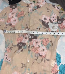 Floral Button-Down Shirt