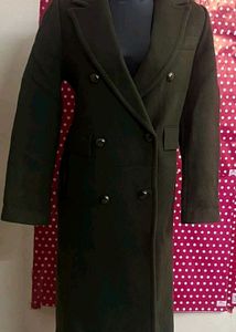 Elegant Olive Green Trench Coat