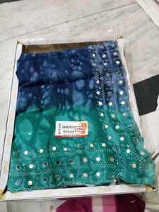 Light Weight Georgette Saree With Blouse Piece
